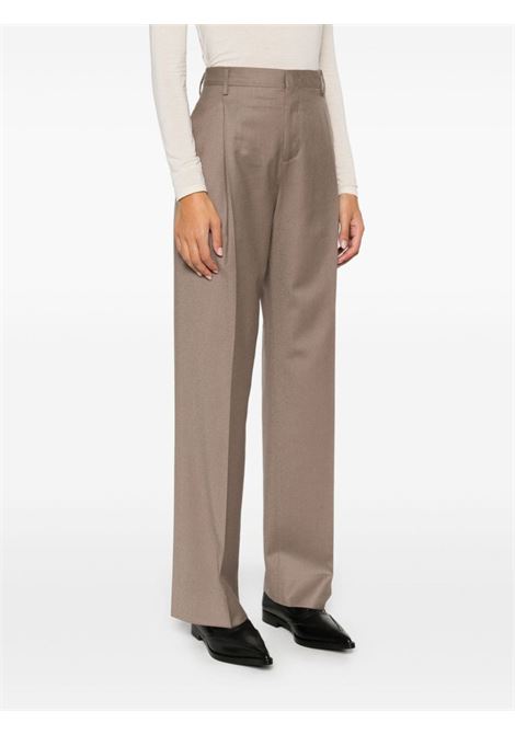 Pantaloni sartoriali con pieghe in marrone Briglia 1949 - donna BRIGLIA 1949 | BORGONUOVOW42412300063